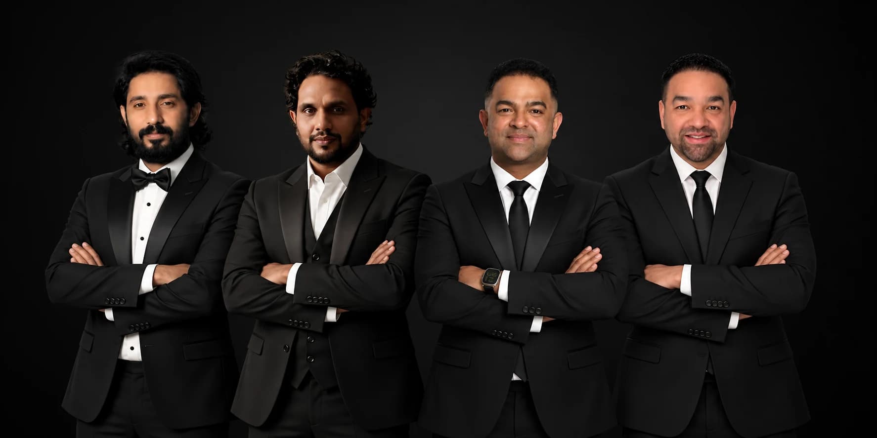 Biby Mathew, Eldhose Alias, Jimson James and Justin James together as 4 Musics